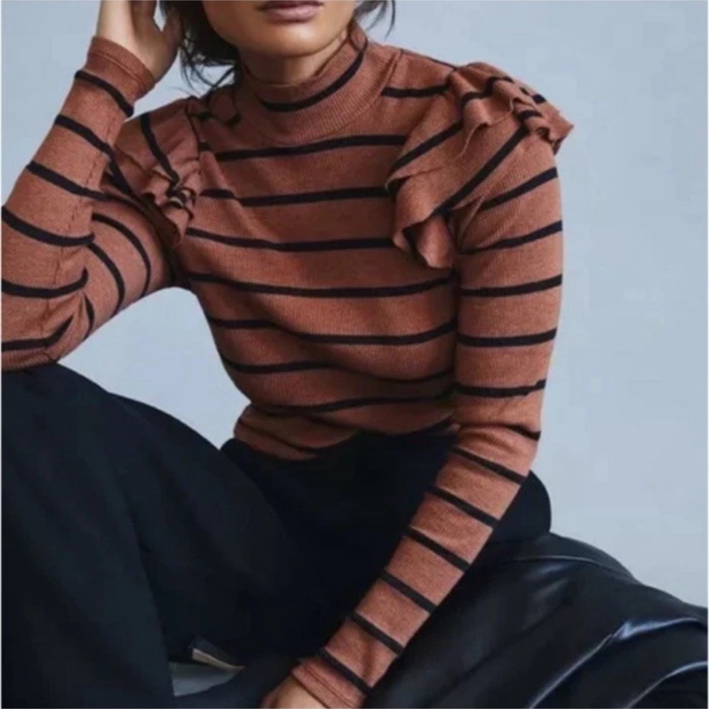 Women’s Anthropologie T.la Ribbed Top
